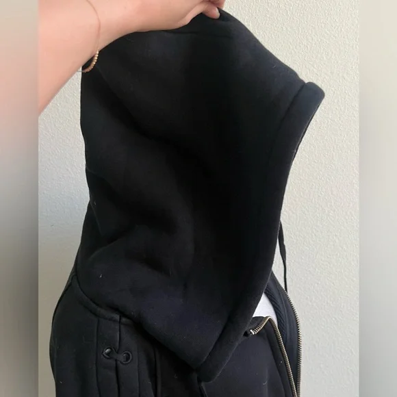 IRO 100% COTTON Black oversized Hoodie Jacket - Picture 10 of 16